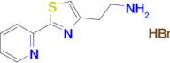 2-(2-(Pyridin-2-yl)thiazol-4-yl)ethan-1-amine hydrobromide