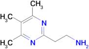 2-(4,5,6-Trimethylpyrimidin-2-yl)ethan-1-amine