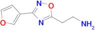 2-(3-(Furan-3-yl)-1,2,4-oxadiazol-5-yl)ethan-1-amine