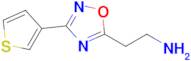 2-(3-(Thiophen-3-yl)-1,2,4-oxadiazol-5-yl)ethan-1-amine