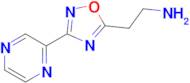 2-(3-(Pyrazin-2-yl)-1,2,4-oxadiazol-5-yl)ethan-1-amine