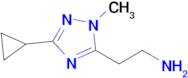 2-(3-Cyclopropyl-1-methyl-1h-1,2,4-triazol-5-yl)ethan-1-amine