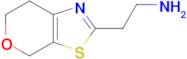 2-(6,7-Dihydro-4h-pyrano[4,3-d]thiazol-2-yl)ethan-1-amine