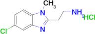 2-(5-Chloro-1-methyl-1h-benzo[d]imidazol-2-yl)ethan-1-amine hydrochloride