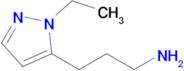 3-(1-Ethyl-1h-pyrazol-5-yl)propan-1-amine