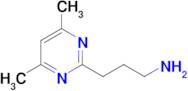 3-(4,6-Dimethylpyrimidin-2-yl)propan-1-amine