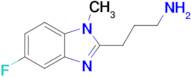 3-(5-Fluoro-1-methyl-1h-benzo[d]imidazol-2-yl)propan-1-amine