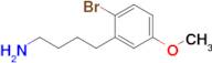 4-(2-Bromo-5-methoxyphenyl)butan-1-amine