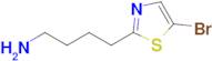 4-(5-Bromothiazol-2-yl)butan-1-amine