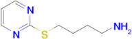 4-(Pyrimidin-2-ylthio)butan-1-amine