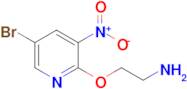 2-((5-Bromo-3-nitropyridin-2-yl)oxy)ethan-1-amine