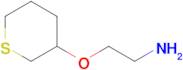 2-((Tetrahydro-2h-thiopyran-3-yl)oxy)ethan-1-amine