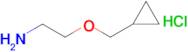 2-(Cyclopropylmethoxy)ethan-1-amine hydrochloride