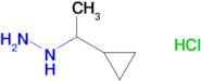 (1-Cyclopropylethyl)hydrazine hydrochloride