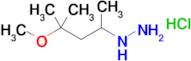 (4-Methoxy-4-methylpentan-2-yl)hydrazine hydrochloride