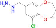 ((9-Chloro-3,4-dihydro-2h-benzo[b][1,4]dioxepin-7-yl)methyl)hydrazine