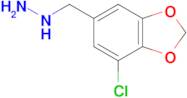 ((7-Chlorobenzo[d][1,3]dioxol-5-yl)methyl)hydrazine