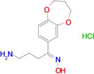 (E)-4-Amino-1-(3,4-dihydro-2h-benzo[b][1,4]dioxepin-7-yl)butan-1-one oxime hydrochloride