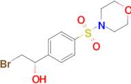(S)-2-Bromo-1-(4-(morpholinosulfonyl)phenyl)ethan-1-ol