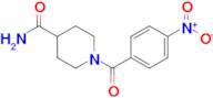 1-(4-Nitrobenzoyl)piperidine-4-carboxamide