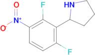 2-(2,6-Difluoro-3-nitrophenyl)pyrrolidine