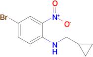 4-Bromo-N-(cyclopropylmethyl)-2-nitroaniline