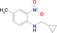 n-(Cyclopropylmethyl)-4-methyl-2-nitroaniline