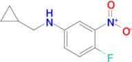 n-(Cyclopropylmethyl)-4-fluoro-3-nitroaniline