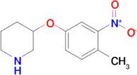 3-(4-Methyl-3-nitrophenoxy)piperidine