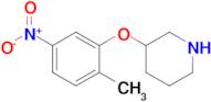 3-(2-Methyl-5-nitrophenoxy)piperidine