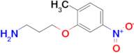 3-(2-Methyl-5-nitrophenoxy)propan-1-amine