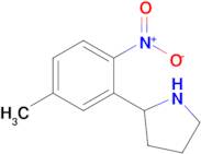 2-(5-Methyl-2-nitrophenyl)pyrrolidine