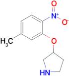 3-(5-Methyl-2-nitrophenoxy)pyrrolidine