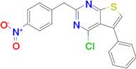 4-Chloro-2-(4-nitrobenzyl)-5-phenylthieno[2,3-d]pyrimidine