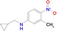 n-(Cyclopropylmethyl)-3-methyl-4-nitroaniline