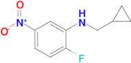 n-(Cyclopropylmethyl)-2-fluoro-5-nitroaniline