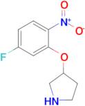 3-(5-Fluoro-2-nitrophenoxy)pyrrolidine