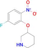 3-(5-Fluoro-2-nitrophenoxy)piperidine