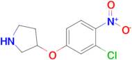 3-(3-Chloro-4-nitrophenoxy)pyrrolidine