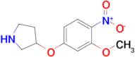 3-(3-Methoxy-4-nitrophenoxy)pyrrolidine