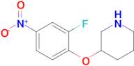 3-(2-Fluoro-4-nitrophenoxy)piperidine