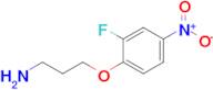 3-(2-Fluoro-4-nitrophenoxy)propan-1-amine