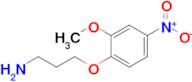 3-(2-Methoxy-4-nitrophenoxy)propan-1-amine