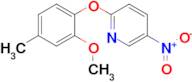 2-(2-Methoxy-4-methylphenoxy)-5-nitropyridine