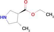 Ethyl (3s,4s)-4-methylpyrrolidine-3-carboxylate