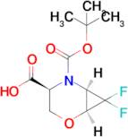 (1s,4s,6r)-5-(Tert-butoxycarbonyl)-7,7-difluoro-2-oxa-5-azabicyclo[4.1.0]heptane-4-carboxylic acid