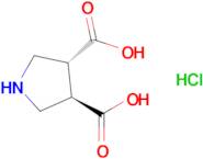 (3r,4r)-Pyrrolidine-3,4-dicarboxylic acid hydrochloride