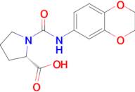 ((2,3-Dihydrobenzo[b][1,4]dioxin-6-yl)carbamoyl)-l-proline