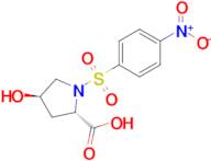 (2s,4r)-4-Hydroxy-1-((4-nitrophenyl)sulfonyl)pyrrolidine-2-carboxylic acid