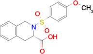 (S)-2-((4-Methoxyphenyl)sulfonyl)-1,2,3,4-tetrahydroisoquinoline-3-carboxylic acid
